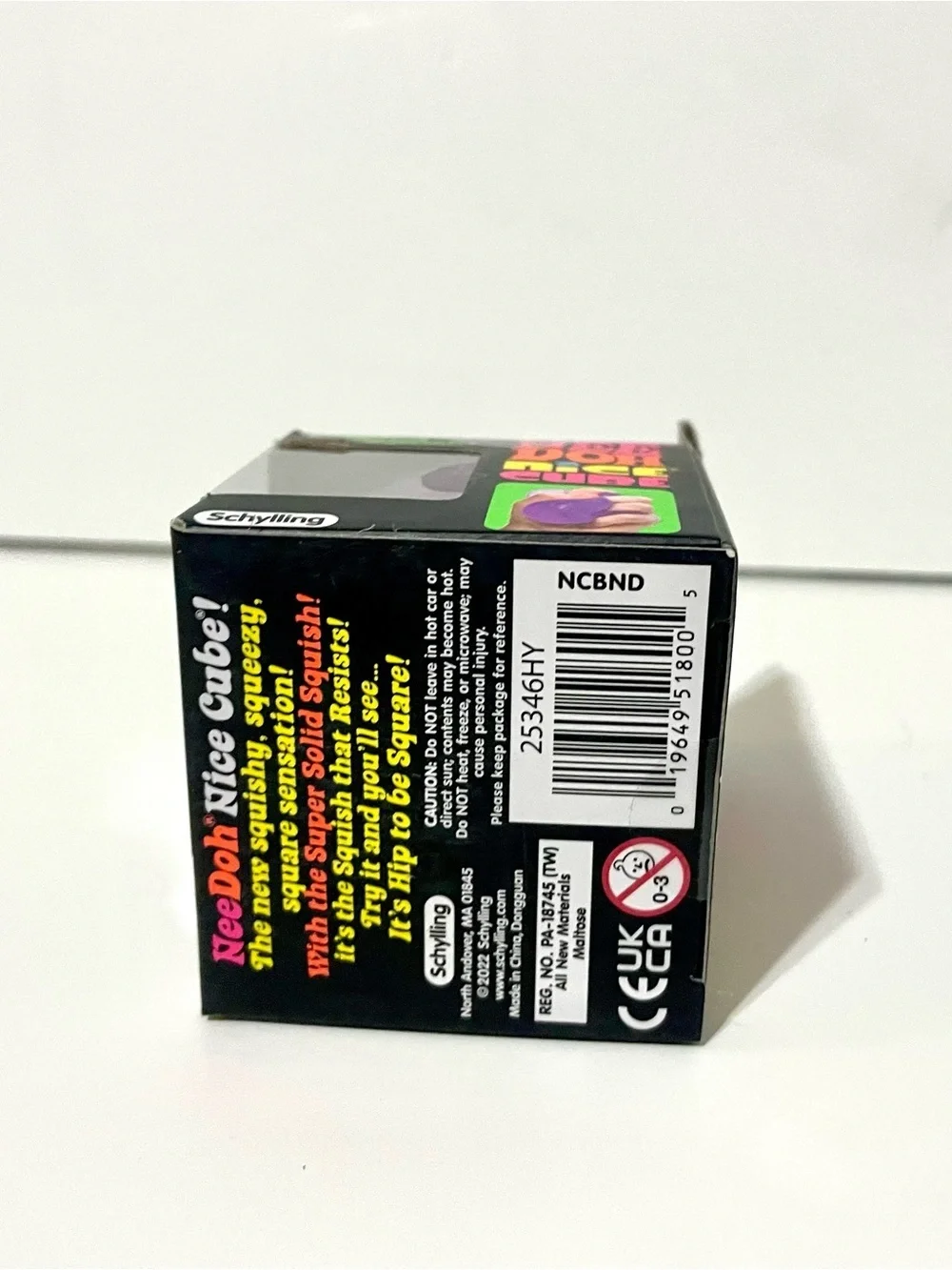 Nice Cube Purple Super Solid Squish Toy